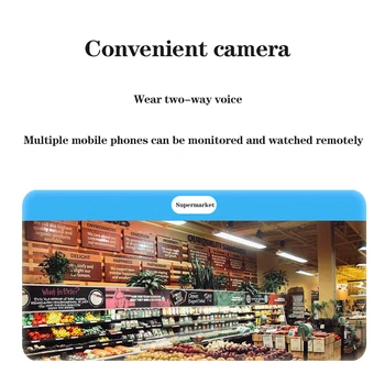 Sq11 Multi-oseba videa 720P IP nas pametne kamere 360 ° brezžična nočno vizijo kamere kamere za zaščito družinsko varnost