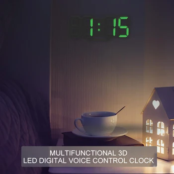 3D LED Stenska Ura Sodobno Oblikovanje Digitalnih Tabela Budilka Nočna Pazi Za Dom Dnevna Soba Dekoracijo Elektronska Orodja