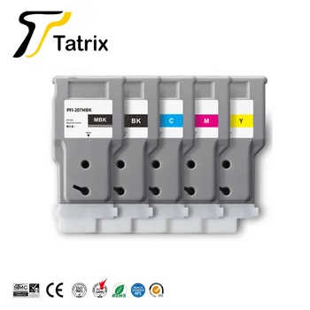 Tatrix PFI207 PFI-207 PFI 207 Pigment črnila Premium Barve Združljiva Kartuša za Canon IPF680 IPF685 IPF780 IPF785 Tiskalniki