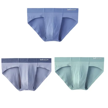 3pcs spodnje perilo za moške modal hlačnic dihanje brezhibno shortsAntibacterial zraku, spodnje hlače