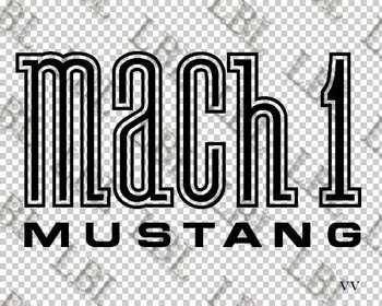 Za (2Pcs) Ford Mustang Mach 1 Logotip, Simbol, Grb Avto Auto Grafični Vinil Nalepke Nalepka
