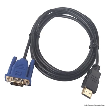 1M HDMI in združljiv Kabel HDMI-združljiv Z VGA 1080P HD Z Avdio Kabel HDMI-združljiv Z VGA Kabel dropshipping