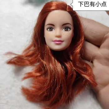 1/6 27 cm punčko barbi glavo darilo za dekle, zbirko igrač z las baby glavo make-up nuannuanmengwu dongcheng qibaoleyuan