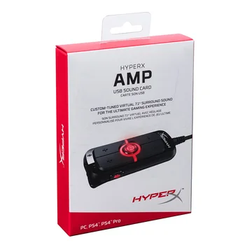 Kingston HyperX AMP7.1 Virtual Surround Sound Igra, zvočna Kartica Daljinski upravljalnik Vgrajen RP Zvočne Kartice AMP