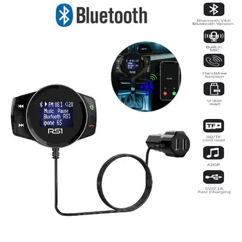 EastVita RS1 Wireless Bluetooth USB Komplet LCD SD FM Oddajnik MP3 Predvajalnik Magnet za Prostoročno