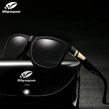 DIGUYAO Polarizirana Kvadratnih sončna Očala za Moške Vožnje očala Odtenki Moški Očala Moških Retro 2020 Ženske Luksuzne blagovne Znamke Oblikovalec Oculos