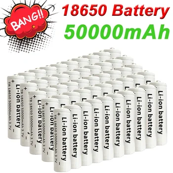 2021new hitro polnjenje 18650 baterije visoke kakovosti 50000mah 3,7 V 18650 Li ionska baterija svetilka za polnjenje baterije + brezplačna dostava