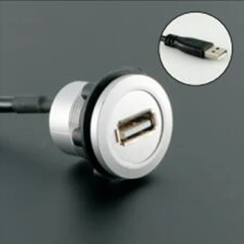 22 mm Luknjo Namestite v Priključek USB/Vtičnica A ŽENSKI - MOŠKI A Z Razširiti Kabel(60 cm,150 cm)