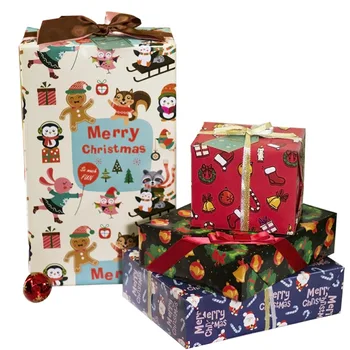 50*70 cm Božič Ovojni Papir Snežinka Elk Bleščeč Darilni Papir za Pakiranje, Vrečke za Poslovno Obrtno Papir, Ročno izdelan Papir