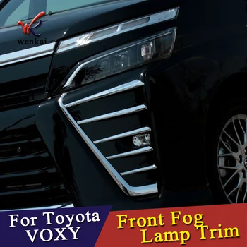 Za Toyota Voxy 80 Serija ABS Chrome Spredaj Foglight Trim Avto Dodatki