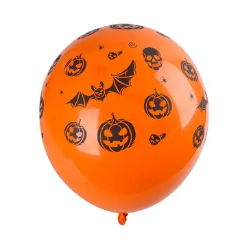 12 Palcev 2.8 g Halloween Dekoracijo balon 35/50/100 kos Okostje Bat Spektra Bučna Spider Web Latex Baloni