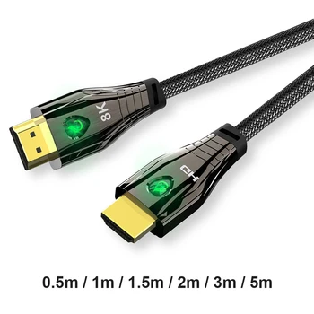 Visoke Hitrosti 8K 60Hz HDMI je združljiv 2.1 Kabel Profesionalne Avdio Video Kabel Kabel za Apple TV Stikalo CD DVD Xbox
