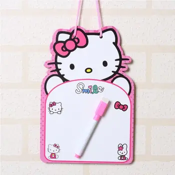 Hello Kitty Doma Majhno Tablo z Peresom Otrok Pisanje Grafitov Risalno Desko Lahko Sassafras Pero Šoli Supplie