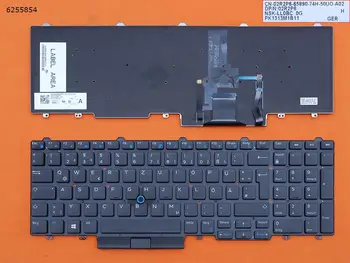 DE GR nemški QWERTZ Novo Zamenjava Tipkovnice za DELL Latitude E5550 E5570 E5580 Laptop z Backlit & Kazalec BREZ Okvirja