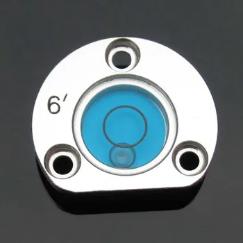 Zlitine Kovin Se Polkrogu Ravni mehurček Indikator nivoja Tekočine za Skupaj Postaja Leica z Luknjami Velikost 28.5*8 mm