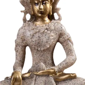 Buda Slika Lepe Lomljeni-odporne Smolo Dekorativni Budizem Kip za Dom