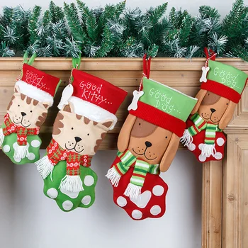 4 vrste nogavice Božične nogavice okraski za družino vesel božič okraski srečno novo leto božično darilo