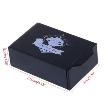 Cool Magic Black Box Izginil Polje Puzzle Box Čarovniških Trikov Presenečenje Polje Otroci Igrače