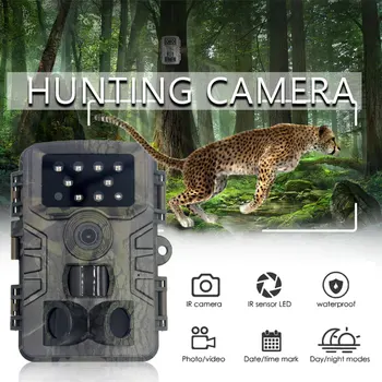 PR700 Nepremočljiva 1080P Lovska Kamera za Divje živali Fotoaparat Z Night Vision Gibanje Aktivira Prostem Sled Kamera Sproži Scouting