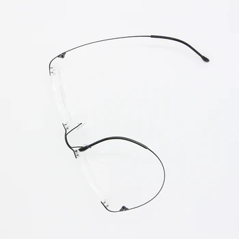 BCLEAR B Titanium Očal Okvir 2021 Ženske Rimless Recept Kvadratnih Očala Okvirji Kratkovidnost Optični korejski Očal Svetloba