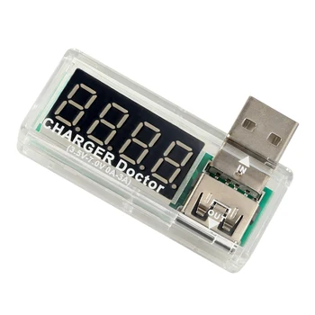 Voltmeter Pametna Elektronika Digitalni USB Mobile Power polnilni tok Napetost Tester Meter Polnilnik USB Zdravnik Voltmeter Ampermeter