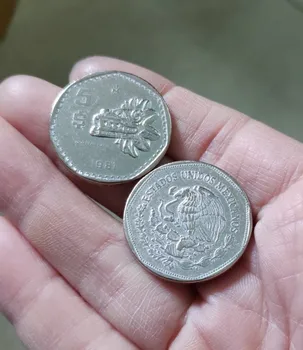 27mm Mehika 5 dolar Ameriki Kovancev Stari Originalni Redke Kovanec, Spominski Edition Realno