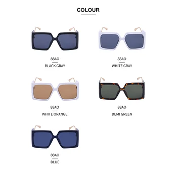Moda Prevelik Kvadratnih sončna Očala Za Ženske 2021 Letnik Luksuzne blagovne Znamke Oblikovalec sončna Očala Moških Očala UV400