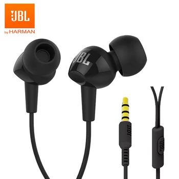 JBL C100SI 3,5 mm Žične Stereo Slušalke c100 si Globoko Bass Glasbe, Športne Slušalke Teče Slušalke za prostoročno Klicanje z Mikrofonom