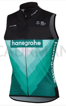 Novo 2019 Hansgrohe team kolesarski dres in hlače, hlače z oprsnikom nastavite dihanje poletje Vrhovi Majica Ropa Ciclismo Moških Maillot Culotte obrabe