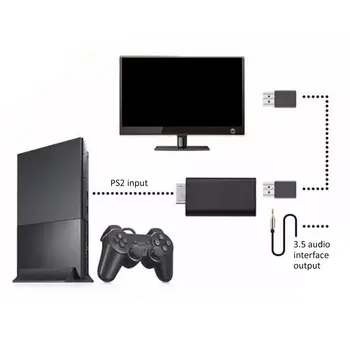 Prenosni za PS2 za HDMI-združljivo Avdio Video Prilagodilnik Pretvornika priključite Kabel AV, se Za PlayStation 2 Audio Video Prilagodilnik Pretvornika