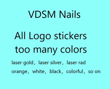 10pcs VDSM logotip bo USTREZALA Nalepke za Nohte Modelov Gumiranem 3D Nail Art Nalepke Nalepke Makep Umetnosti Odlikovanja