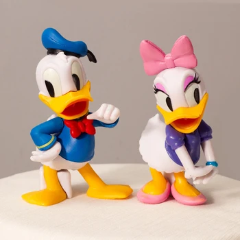 NOVE Disney Donald Duck Daisy Anime Lutke Mickey Miške Minnie Slika Model Torta Okraski za Božično Darilo Igrače za Otroke