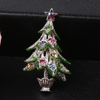 Božično Drevo Broška Moda Nosorogovo Retro Bo Ustrezala Pin Božični Okraski