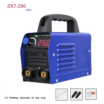 ZX7-250 Mini Obločno Varjenje MachineDC220V250A HouseholdPure CopperWelding Prenosni Inverter IGBT Električni Varilni Stroj PowerTool