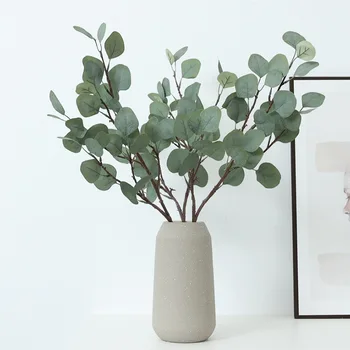 Simulacija Zelenih Rastlin Umetno Eucalyptus Denar DIY Listov Cvetlični Aranžma Dodatki, Poročni Družinski Hotel Stranka Dekoracijo