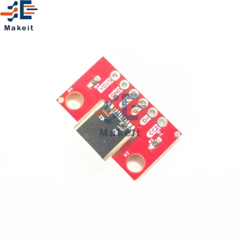 Tip-C Ženski Test PCB Adapter svet 16P, da 2.54 mm Priključek za Vtičnico Za Prenos Podatkov za izmenični Tok Odbor Modul