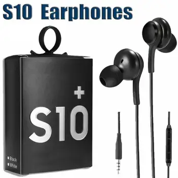 S10 Žične Slušalke Slušalke Bas Stereo Slušalke Za Nadzor Glasnosti Žice Čepkov Za Samsung S10 Pk Akg S6 S8 Čepkov