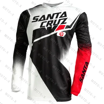 Santa cruz Novo ekipo 2021 Motocikel vzdržljivosti spustu jahanje jersey mtb gorsko kolo DH smučeh, BMX kolo motorno kolo MX majica