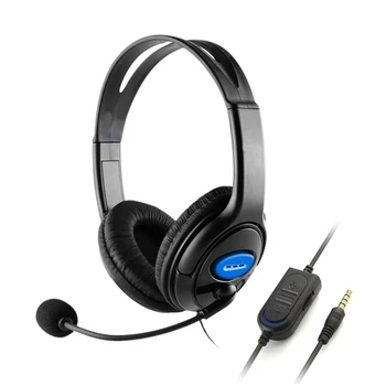 Žično Gaming Slušalke Z Mikrofonom Izolacijo Hrupa Slušalke 40 mm Gonilnik Bas Stereo za Sony PS3 PS4 Laptop PC Gamer Slušalke