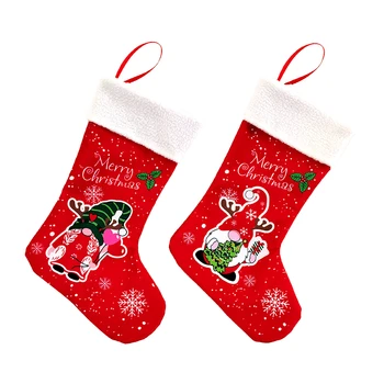 Navidad Naselitve Božič Santa Vreče Darilo Božični Okraski za Dom Candy Bag Visi Božič Drevo Ornament Novo Leto 2022