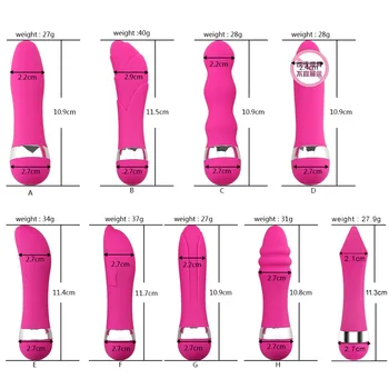 6 vrste mini vibratorji za ženske, vibratorji ženski spol vibratorji za ženske silicij Masaža palica za žensko samozadovoljevanje sextoy