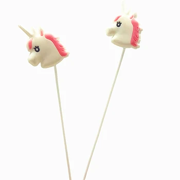 Srčkan Unicorns Risanka Slušalke Pisane Mavrice Konj V uho 3,5 mm Mini Čepkov Za Mobilni telefon Dekle Otroka Darilo Slušalke vrečko