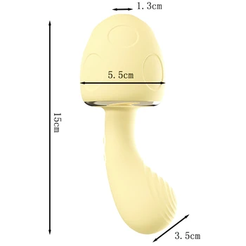 BODYPRO Gob Obliko Sesanju Vibrator za Klitoris Stimulator Masturbator USB Polnjenje G Spot Masaža Vibrator Sex Igrače Za Ženske