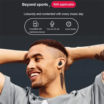 TWS Y30 Brezžične Slušalke z Dolgo življenjsko HD Stereo V Uho Šport Stroki BT5.0 Čepkov Bluetooth, združljivega za XiaoMi iPhone huawei