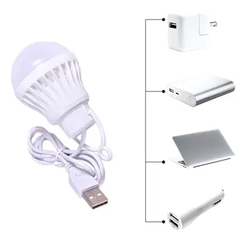Prenosna Luč Tabor Luči 1,2 m USB Žarnica 5W/7W Moč Prostem Kampiranje Multi Orodje, 5V LED za Šotor Kampiranje, Pohodništvo USB Lučka