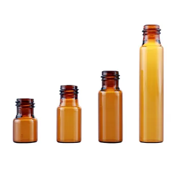 2ml Oranžni Trak na Valj Steklenico za Eteričnih Olj lahko ponovno polnijo Parfum Posode z Zlata/Črna Kape Debelo Ločeno Bottlin