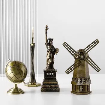 Arhitekturno Miniaturni Model, Doma notranjo opremo Točko Okraski Eifflov Stolp, Kip Svobode Dekorativna Darila, Obrti
