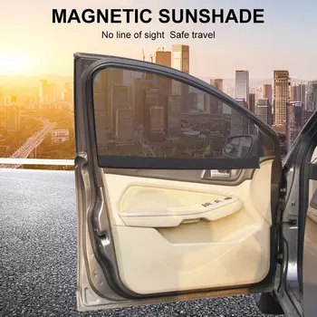 Univerzalni Magnetni Avto Stransko Okno Sonce Odtenek UV Zaščito Zavese Poletje Očesa Auto Avto Okno Dežnik Sonce, Senco za Zavese