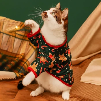 Božič Ljubljenčka Psa Kostum, Obleke Bombaž Runo Pet Oblačila za Majhne Pse Cat Majica Kuža Pes Kostum Chihuahua Yorkies Obleko