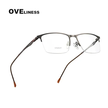 Titanove Zlitine optičnih očal okvir očala moških Ultralahkih Brezvijačno očala na recept kratkovidnost oči očala okvirji 2020